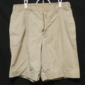 Khaki Casual Shorts | size 34 | 100% Cotton